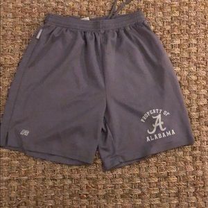 University of Alabama gym shorts medium gray